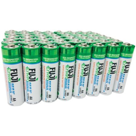 Fuji Batteries 4300SP48 EnviroMax AA Super Alkaline Batteries (48 pack)