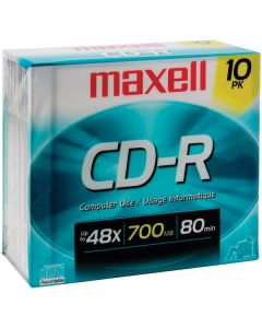 Maxell 622860/648210 700MB 80-Minute CD-Rs (10 pk)